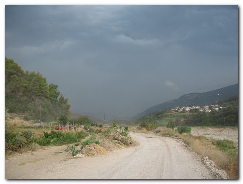 Schwarze Wolken