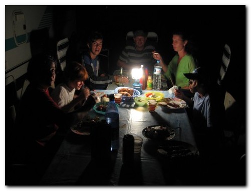 Gemütliches Abendessen