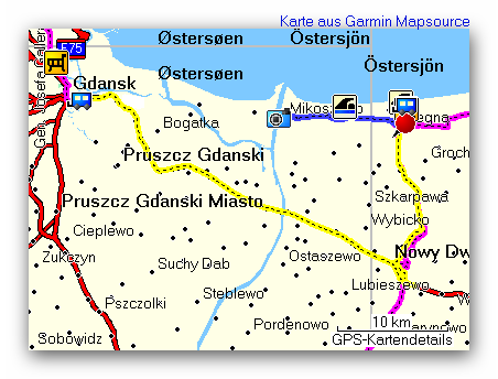 Heutige Tagesetappe