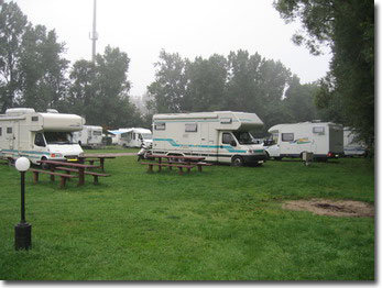 Der Campingplatz am heutigen Morgen