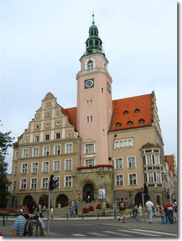 Das Rathaus von Olsztyn