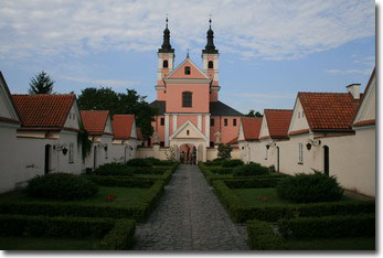 Das Kloster mit Blick auf die Klosterkirche