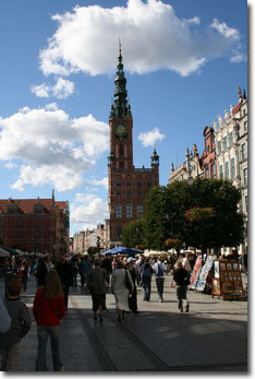 Blick auf das Rathaus